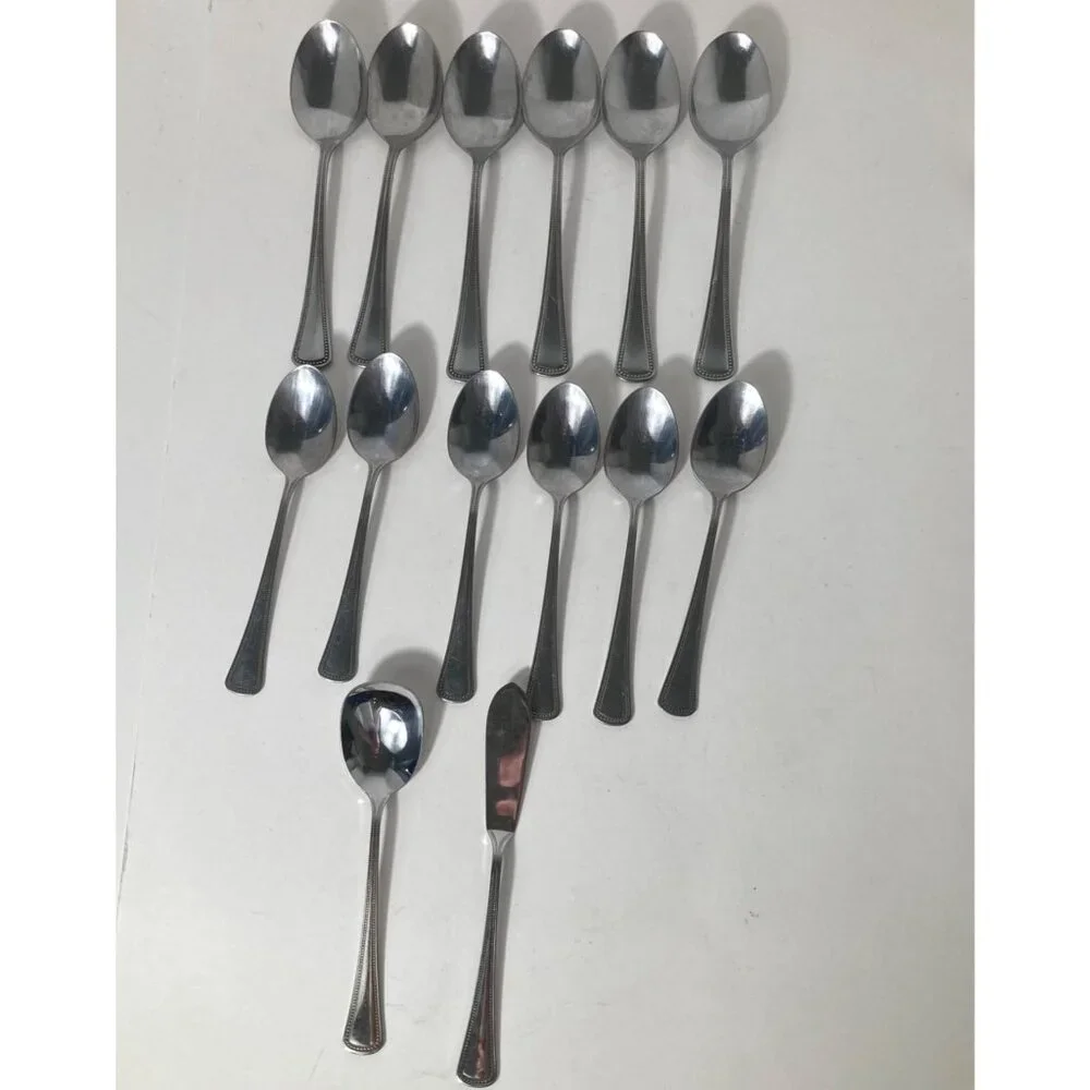 14 Piece 1881 Rogers‎ Oneida Ltd Flatware 6 Tbs 6tsp jam spoon butterknife
